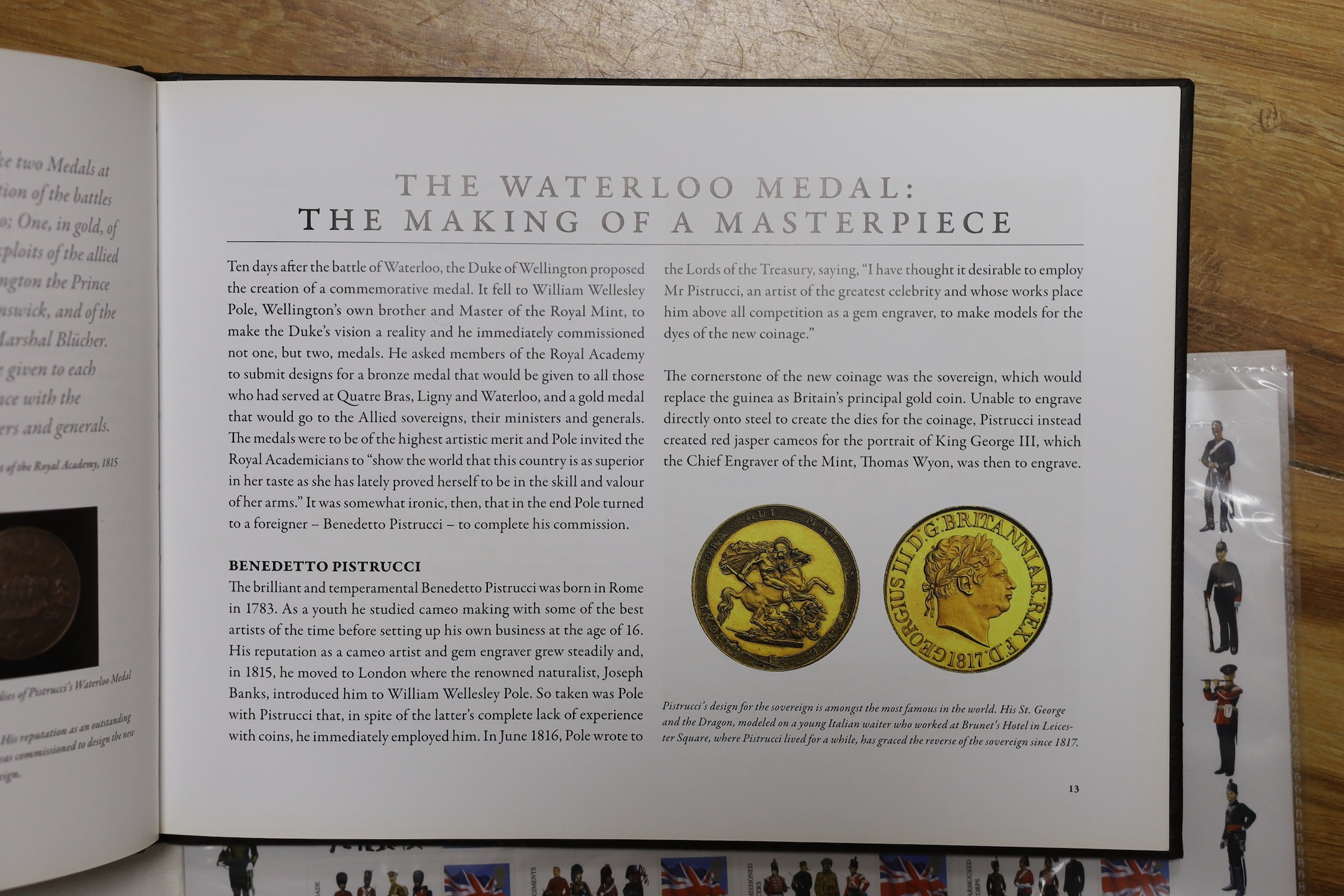 Duke of Wellington and Napoleonic war interest – A group of commemorative medals, coins and first day covers